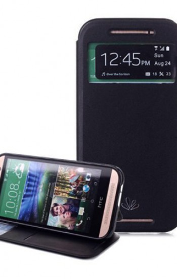 HTC One M8 VILI Cüzdanlı ve Standlı Kılıf Siyah&hellip;