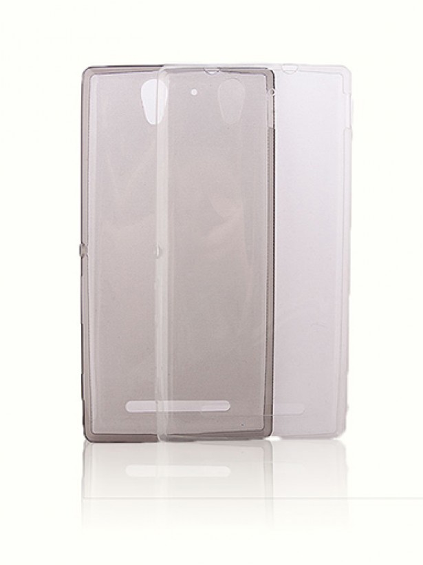 Sony Xperia C3 Kılıf Soft Silikon Şeffaf Arka Kapak