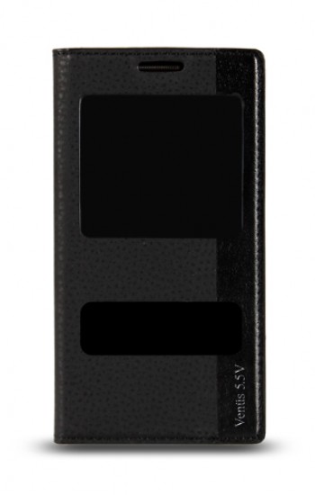 Vestel Venus 5.5V Gizli Mıknatıslı Premium Pencereli Magnum Kılıf Siy&hellip;