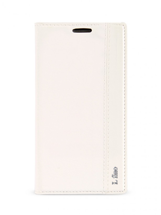LG L Fino D290 Gizli Mıknatıslı Magnum Kılıf Beyaz