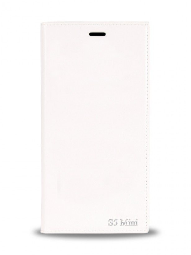 Samsung Galaxy S5 Mini (G800) Gizli Mıknatıslı Premium Magnum Kılıf Beyaz