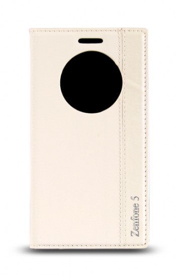 Asus Zenfone 5 Gizli Mıknatıslı Pencereli Magnum Kılıf Beyaz&hellip;