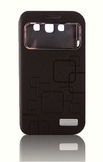 Samsung S3 I9300 KakuSiga Yan Kapaklı Kılıf Siyah&hellip;