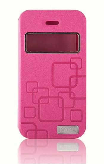iPhone 4S KakuSiga Yan Kapaklı Kılıf Pembe&hellip;