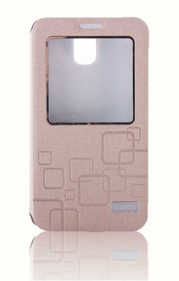 Samsung Note 3 N9000 KakuSiga Yan Kapaklı Kılıf Gold&hellip;