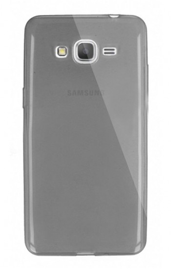 Samsung Galaxy Grand Prime (G530) Kılıf Soft Silikon Şeffaf-Siyah Arka &hellip;