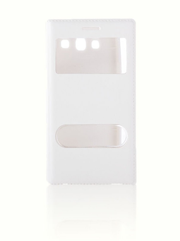 Samsung S3 I9300 Dikişli Yan Kapaklı TPU Kılıf Beyaz&hellip;