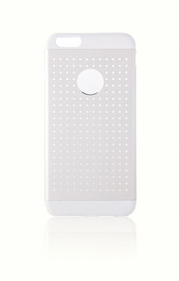 iPhone 6 Metal Delikli Arka Kapak Beyaz&hellip;