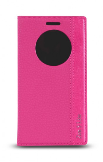 Asus Zenfone 5 Lite Gizli Mıknatıslı Pencereli Magnum Kılıf Pembe&hellip;