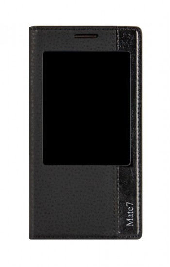 Huawei Ascend Mate 7 Gizli Mıknatıslı Pencereli Magnum Kılıf Siyah&hellip;