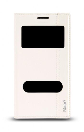 Huawei Ascend Mate 7 Gizli Mıknatıslı Pencereli Magnum Kılıf Beyaz&hellip;