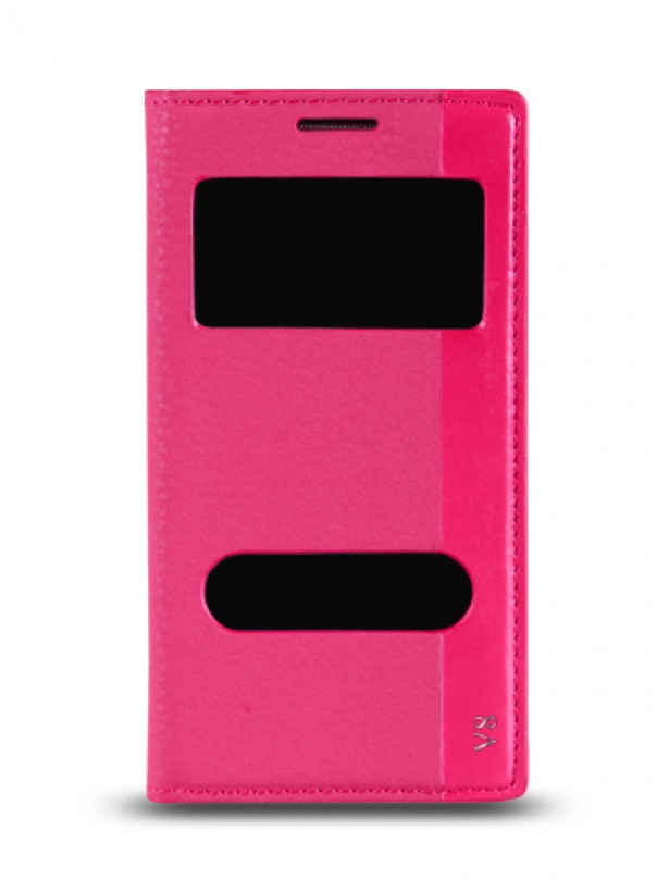 Casper VIA V8 Gizli Mıknatıslı Pencereli Magnum Kılıf Pembe