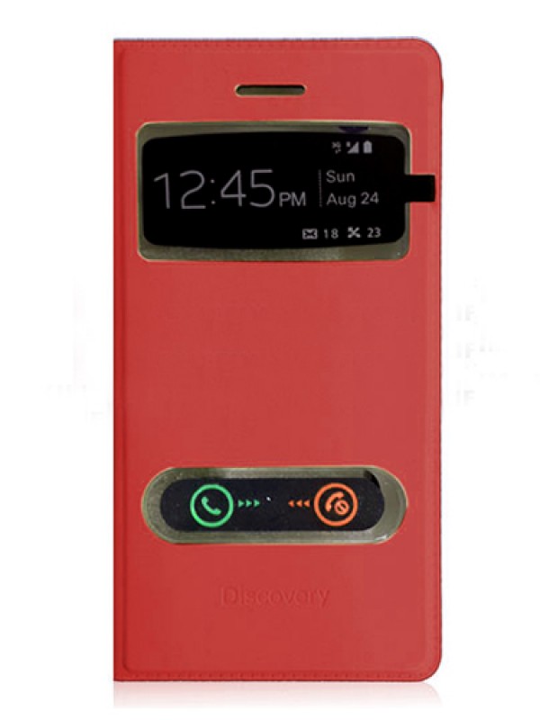 General Mobile Discovery S View Dikişli Deri Çift Pencereli Kı&hellip;